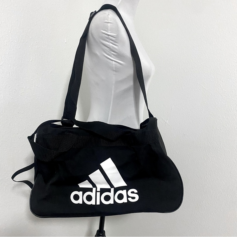 Adidas Diablo Duffel Bag Training Unisex Black Exercise Spacious EUC